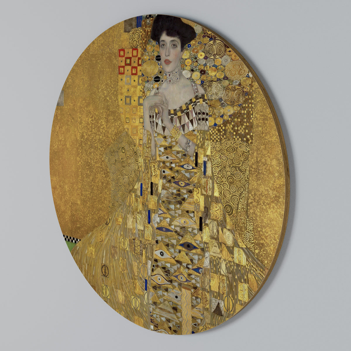 PORTRAIT OF ADELE Rund väggdekor