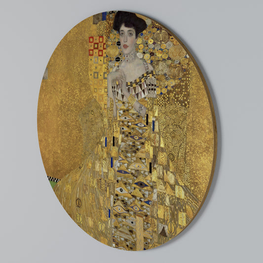 PORTRAIT OF ADELE Rund väggdekor