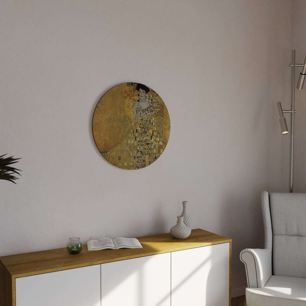 PORTRAIT OF ADELE Round Wall Art