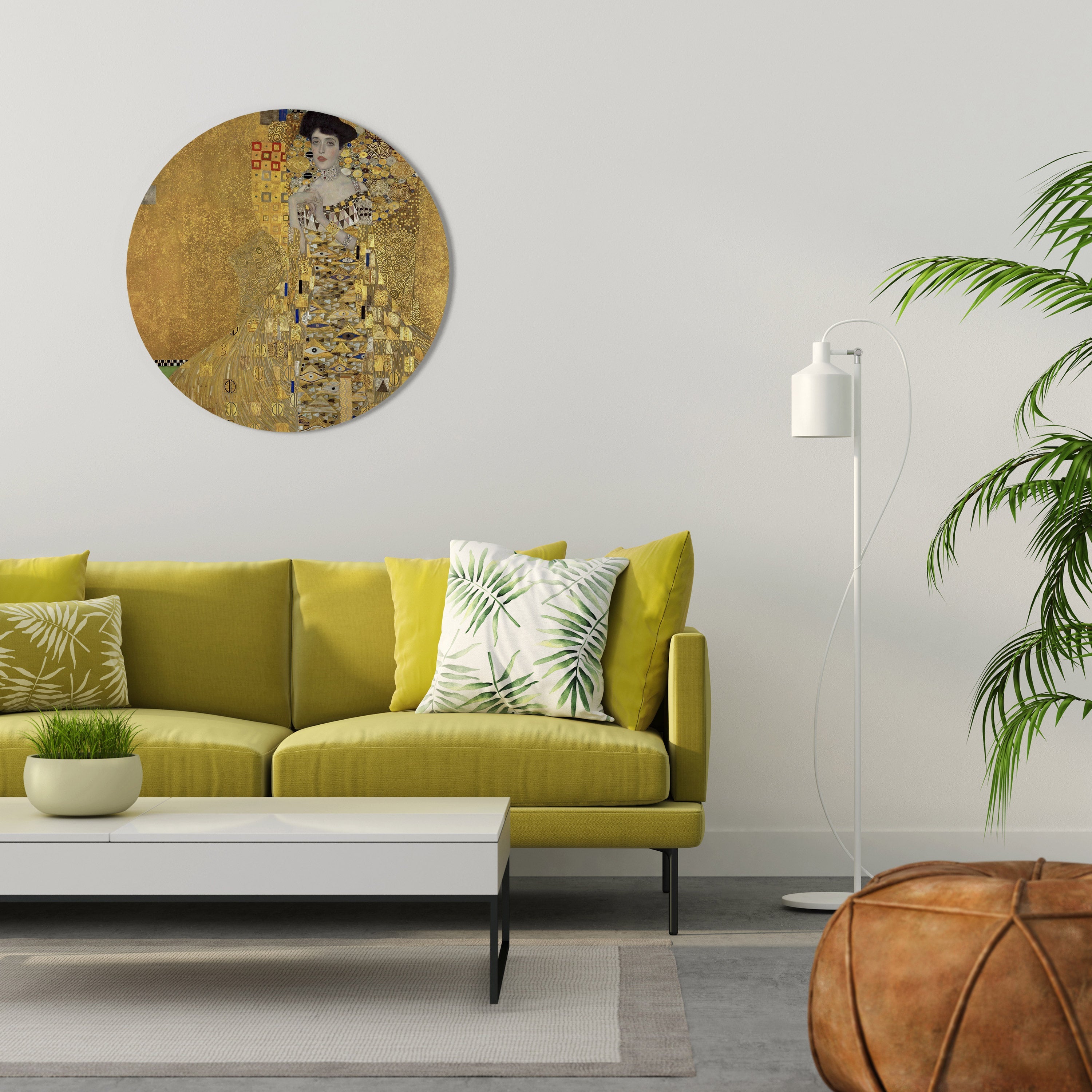 PORTRAIT OF ADELE Round Wall Art