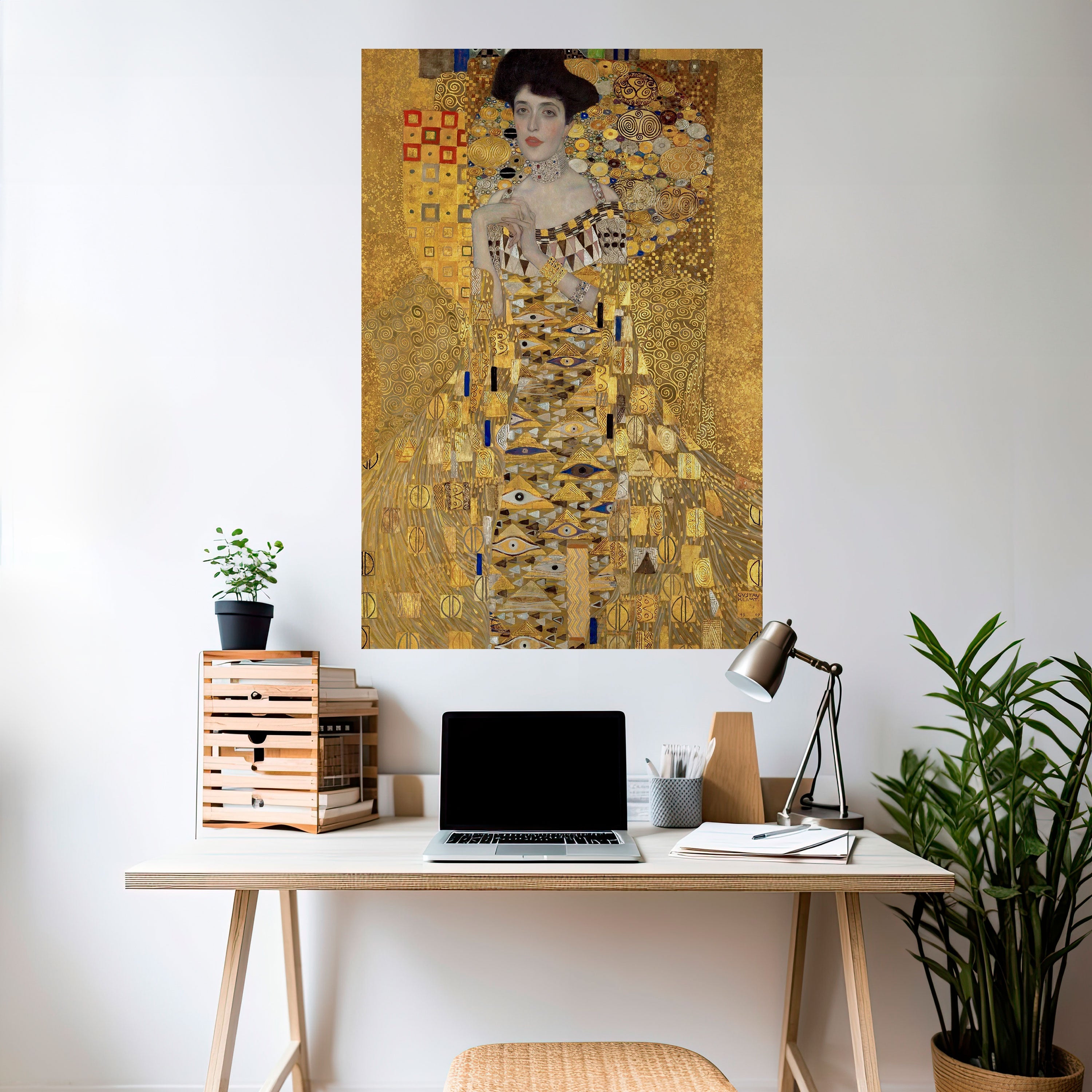 PORTRÄTT AV ADELE Vertikal poster med självhäftande motiv