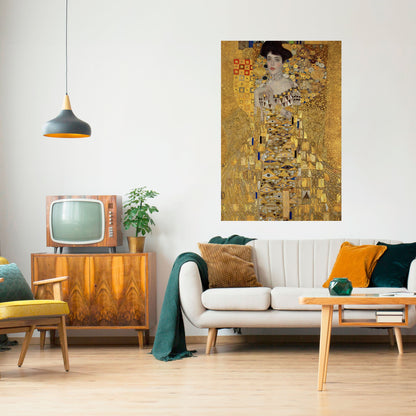 PORTRÄTT AV ADELE Vertikal poster med självhäftande motiv