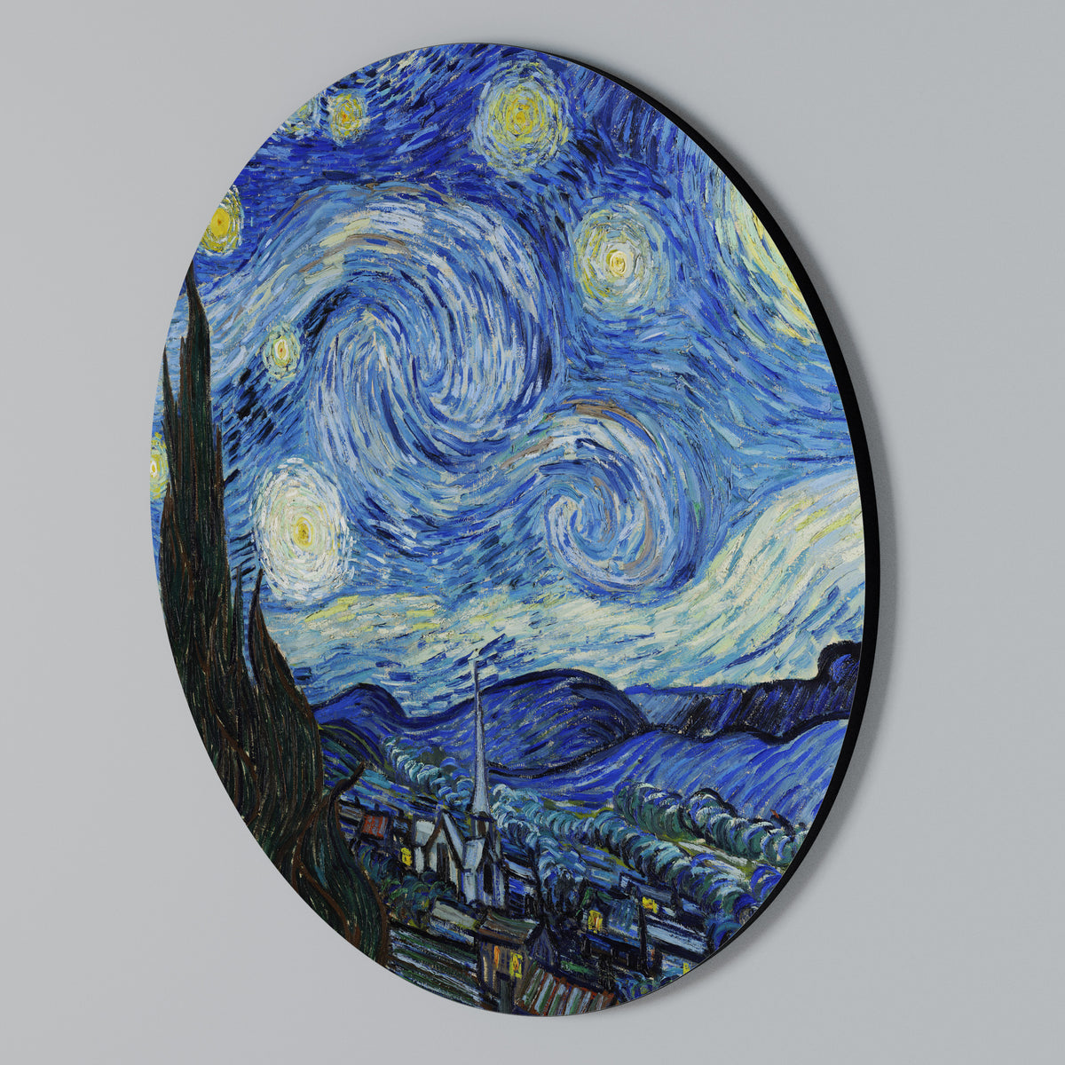STARRY NIGHT Rund väggdekor