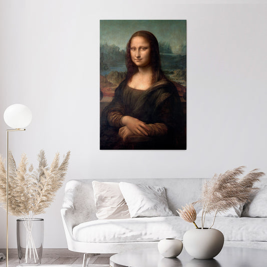 MONA LISA Vertical Canvas Print