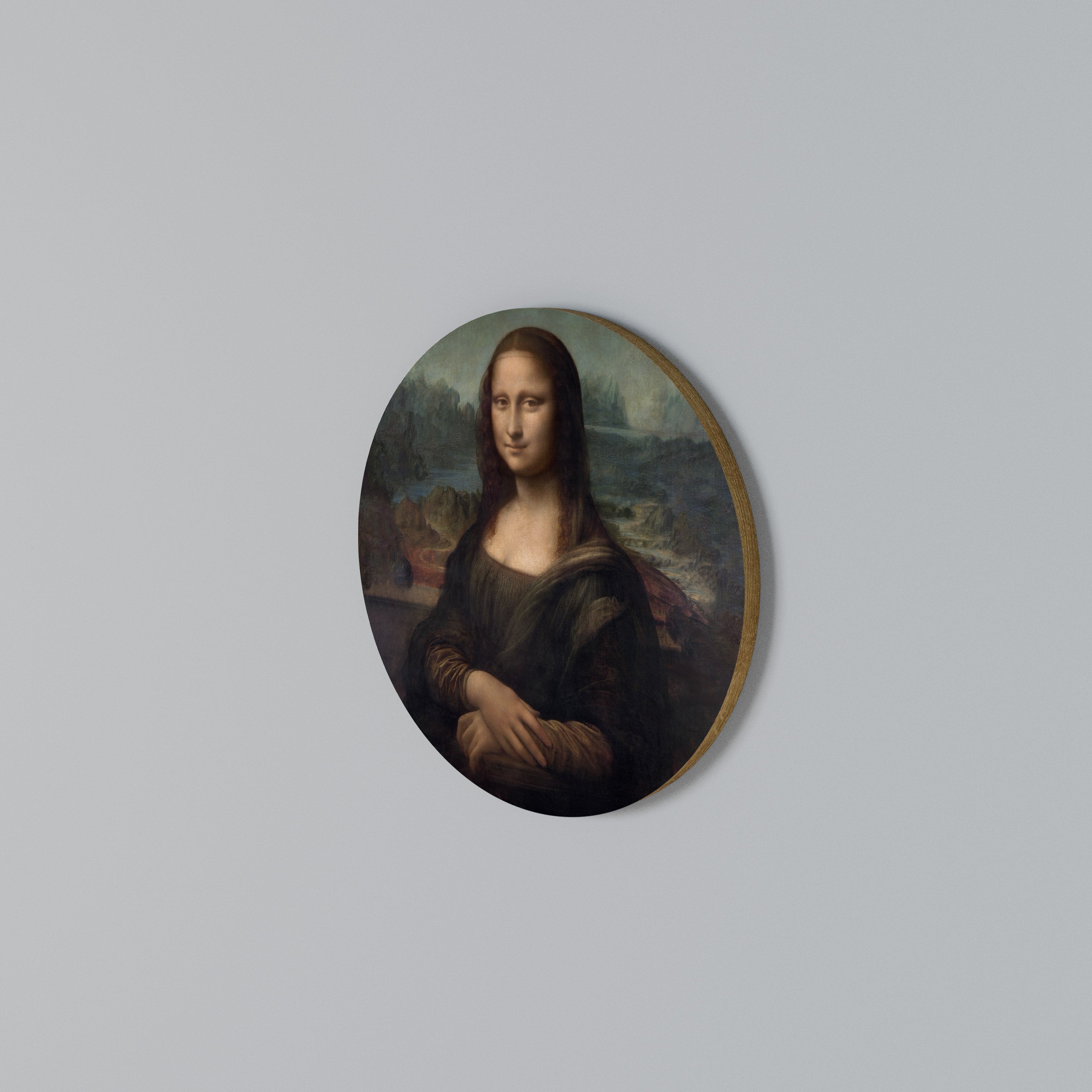 MONA LISA Rund Väggkonst
