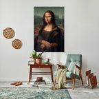 MONA LISA vertikal poster med självhäftande motiv