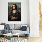 MONA LISA vertikal poster med självhäftande motiv