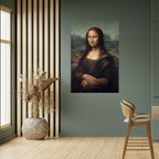 MONA LISA vertikal poster med självhäftande motiv