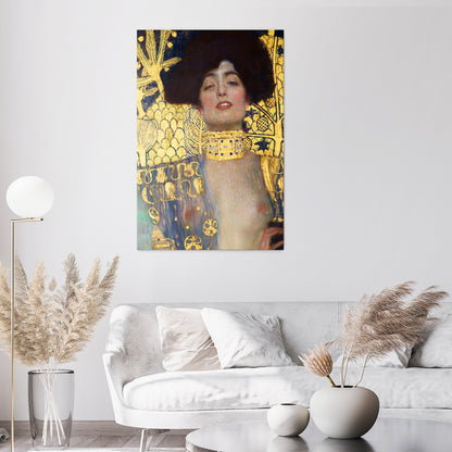 JUDITH & HOLOFERNES Vertical Canvas Print