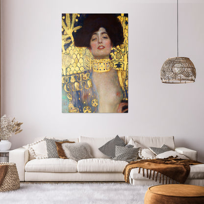 JUDITH & HOLOFERNES Vertical Canvas Print