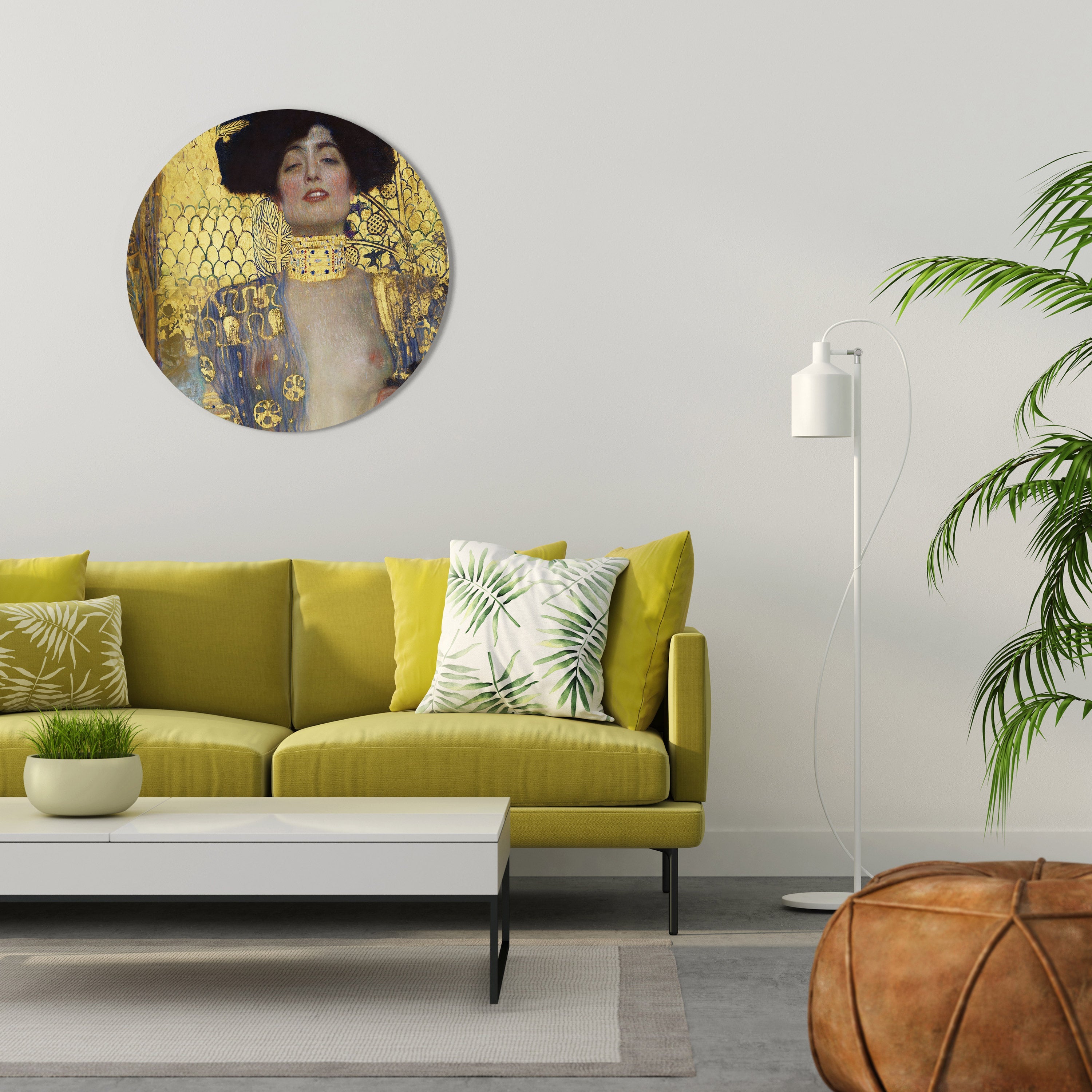 JUDITH & HOLOFERNES Round Wall Art