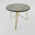 GOOD THINGS TAKE TIME Soffbord