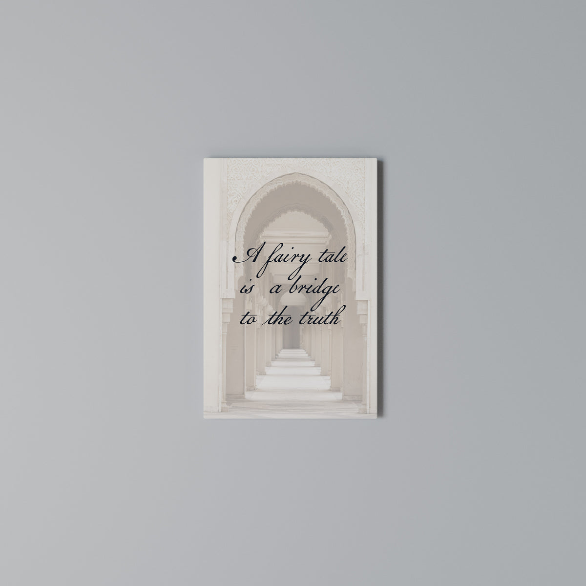 DREAMLIKE PASSAGE Vertical Canvas Print