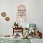 DRÖMLIK PASSAGE Vertikal poster med självhäftande text