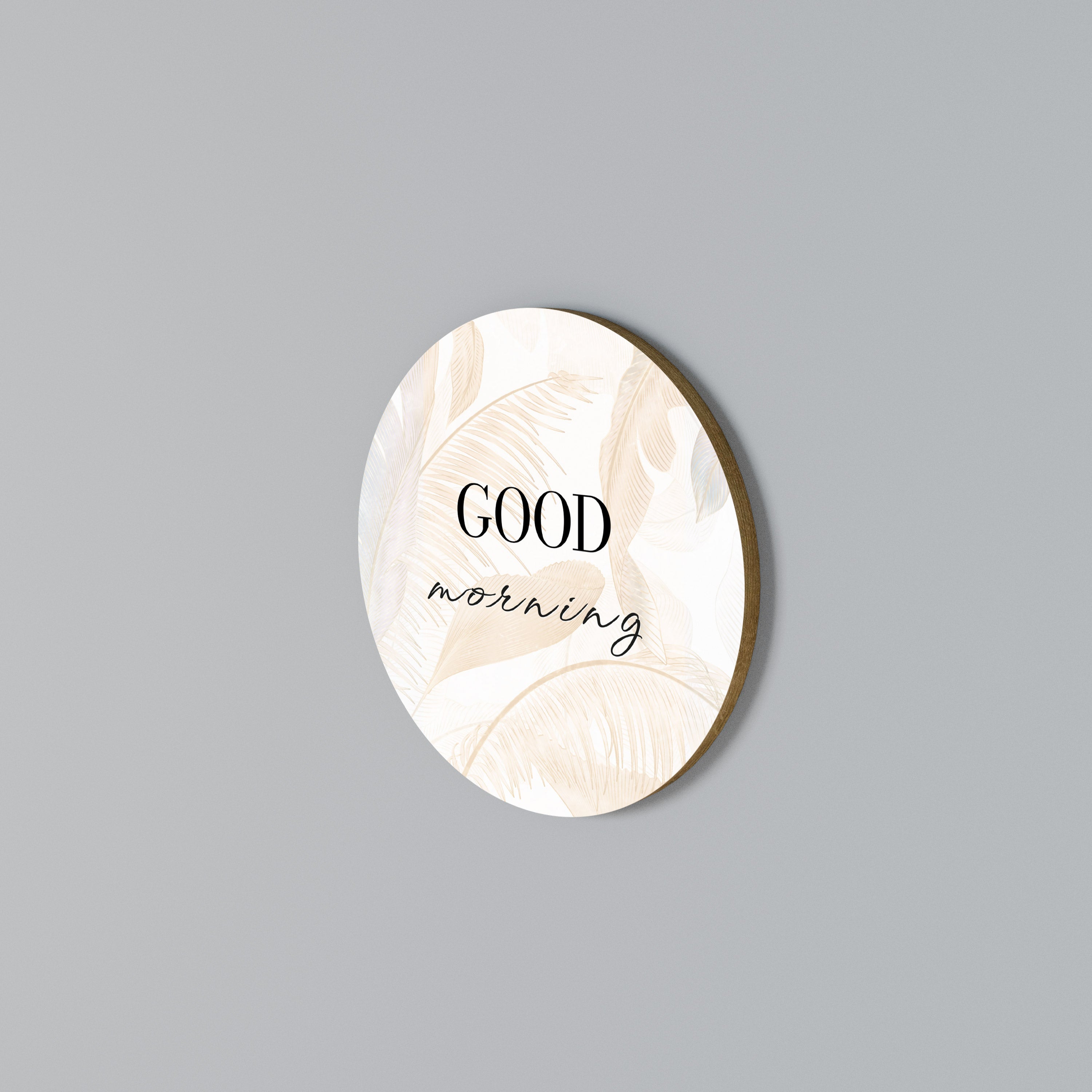 MORNING MIST MAGIC Rund väggdekor