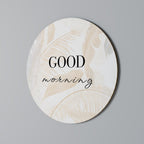 MORNING MIST MAGIC Round Wall Art