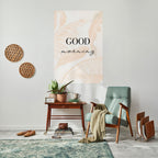 MORNING MAGIC Vertikal poster med självhäftande text