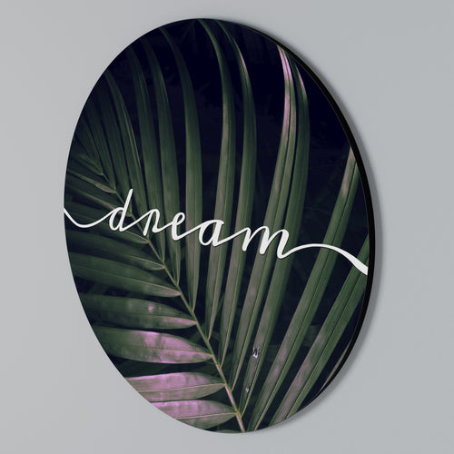 LUSH DREAMSCAPE Round Wall Art