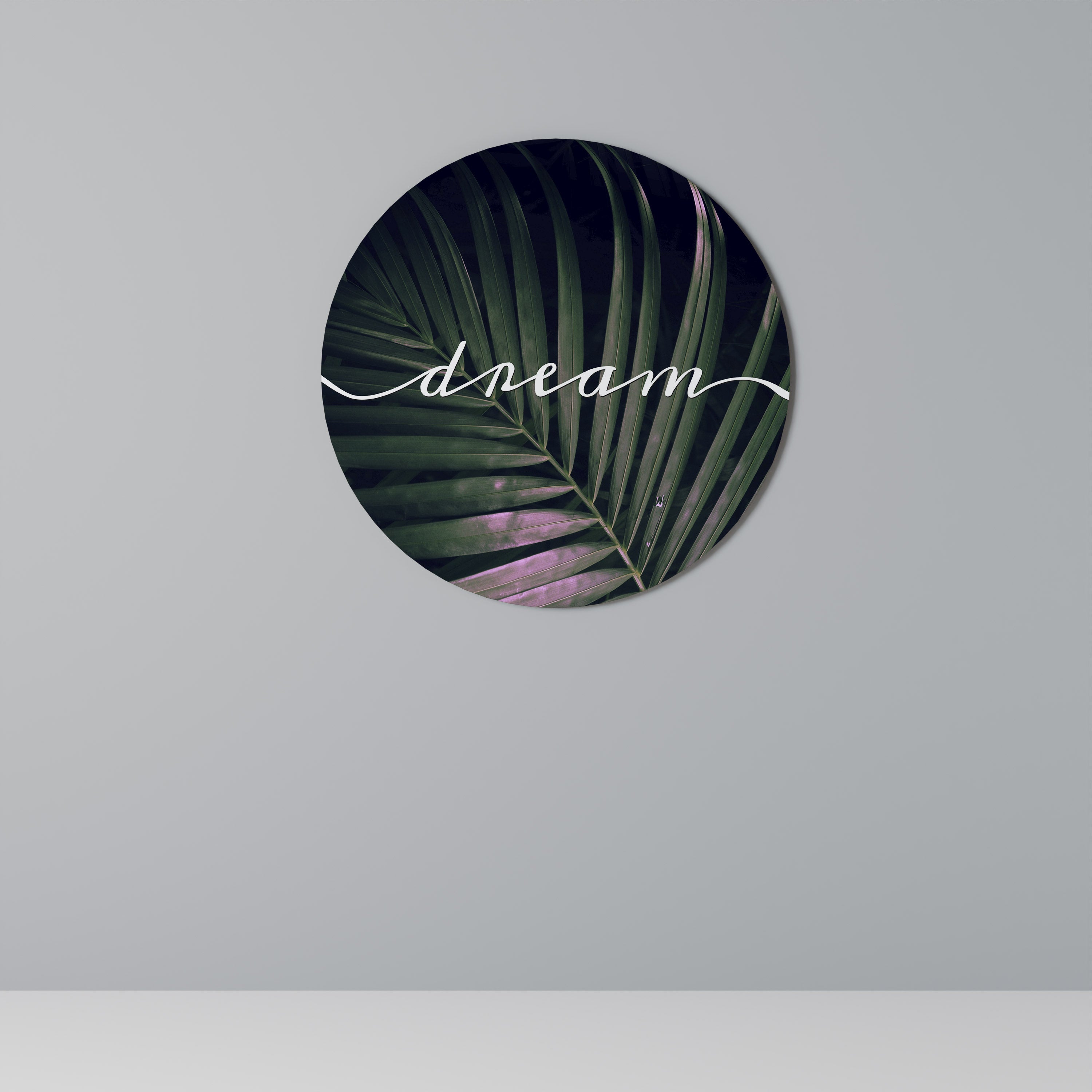 LUSH DREAMSCAPE Round Wall Art