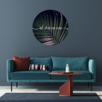 LUSH DREAMSCAPE Round Wall Art