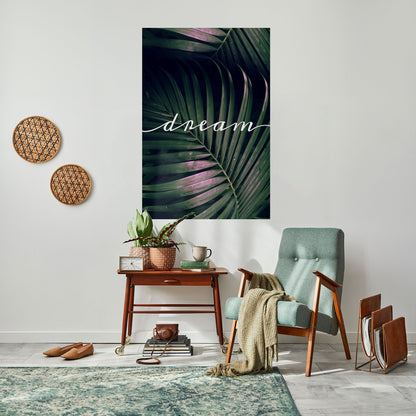 LUSH DREAMSCAPE vertikal poster med självhäftande tryck