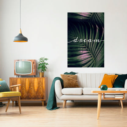 LUSH DREAMSCAPE vertikal poster med självhäftande tryck
