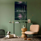 LUSH DREAMSCAPE vertikal poster med självhäftande tryck