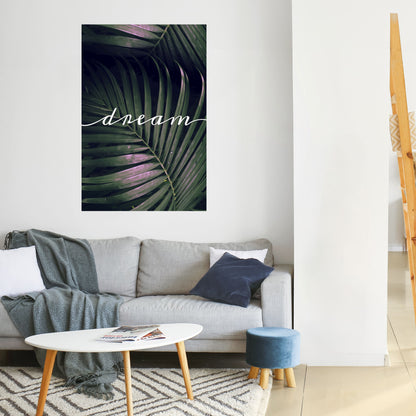 LUSH DREAMSCAPE vertikal poster med självhäftande tryck