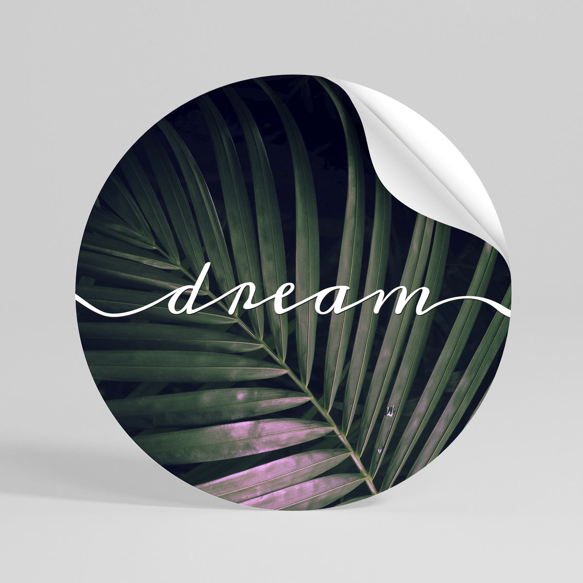 LUSH DREAMSCAPE Rund väggdekal