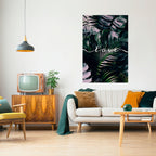 KÄRLEK I LÖV - Skalbar och självhäftande poster