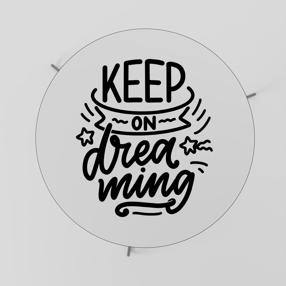 KEEP ON DREAMING Soffbord