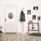 FORTSÄTT DRÖMMA Vertikal affisch med självhäftande mönster