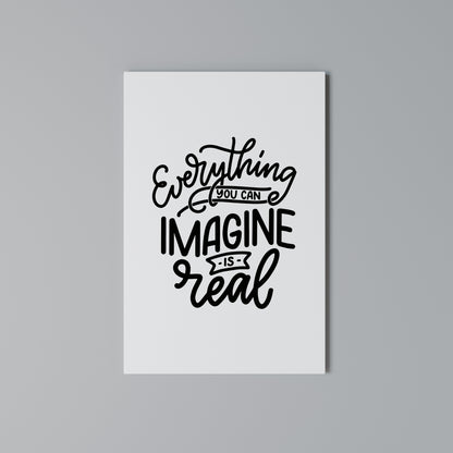DREAMS BECOME REALITY Vertical Canvas Print