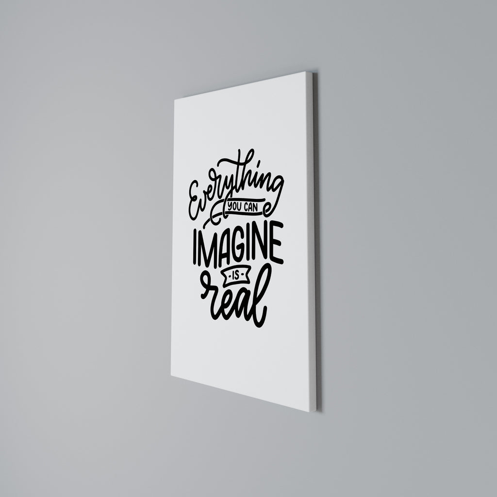 DREAMS BECOME REALITY Vertical Canvas Print