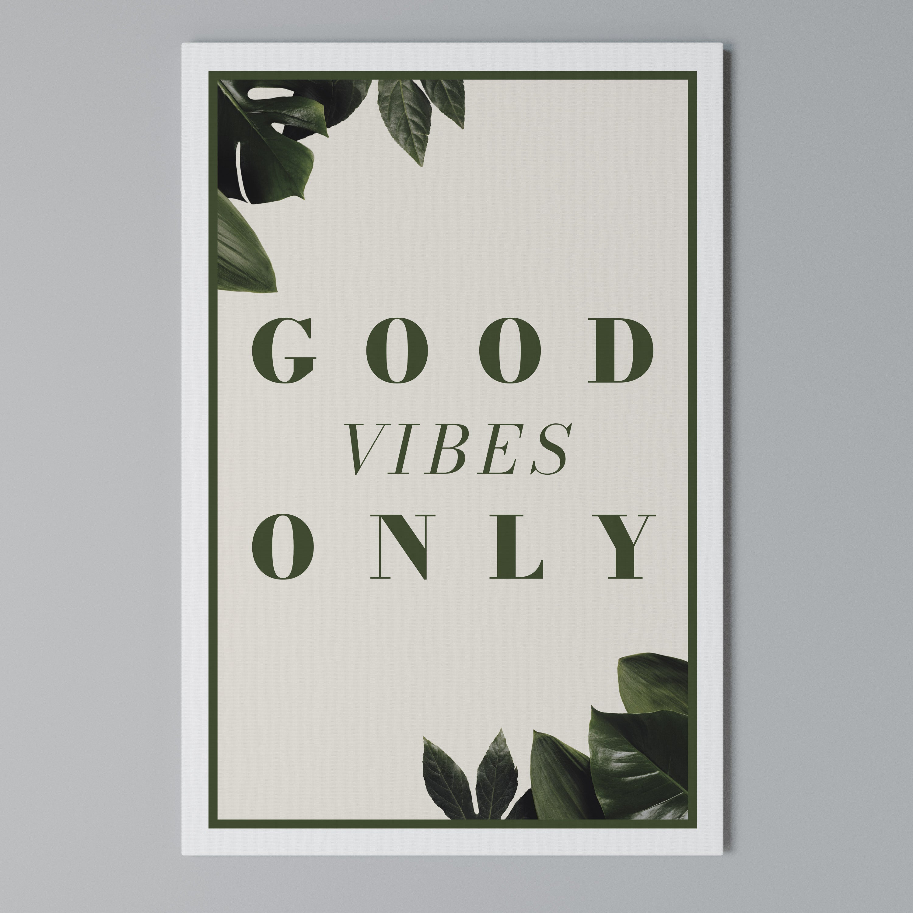 NATURE'S POSITIVE ENERGY Vertical Canvas Print