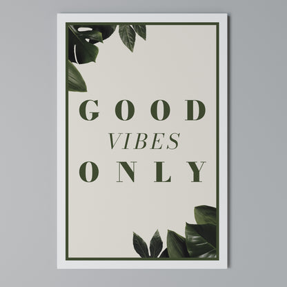 NATURE'S POSITIVE ENERGY Vertical Canvas Print