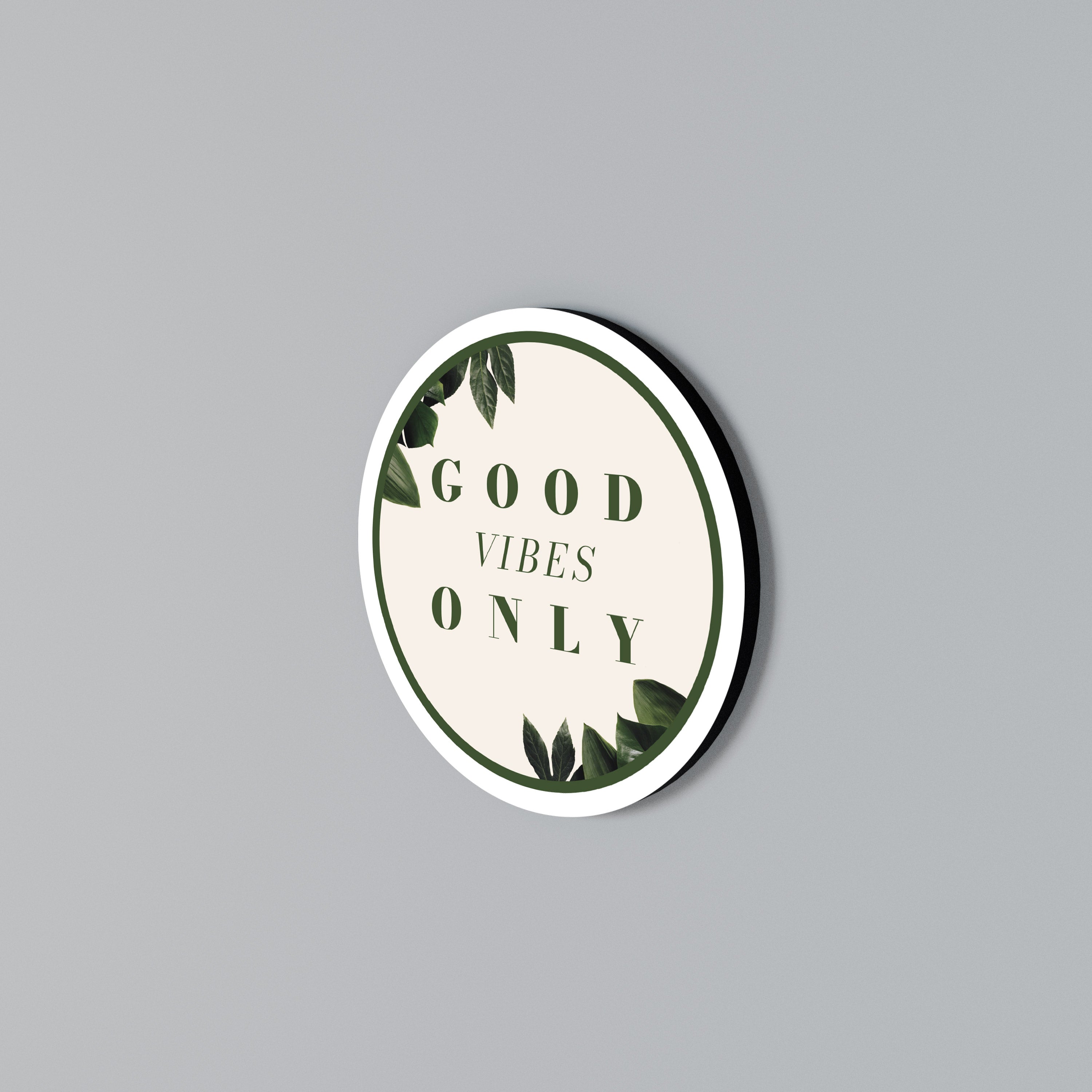 NATURE'S POSITIVE ENERGY Rund väggdekor