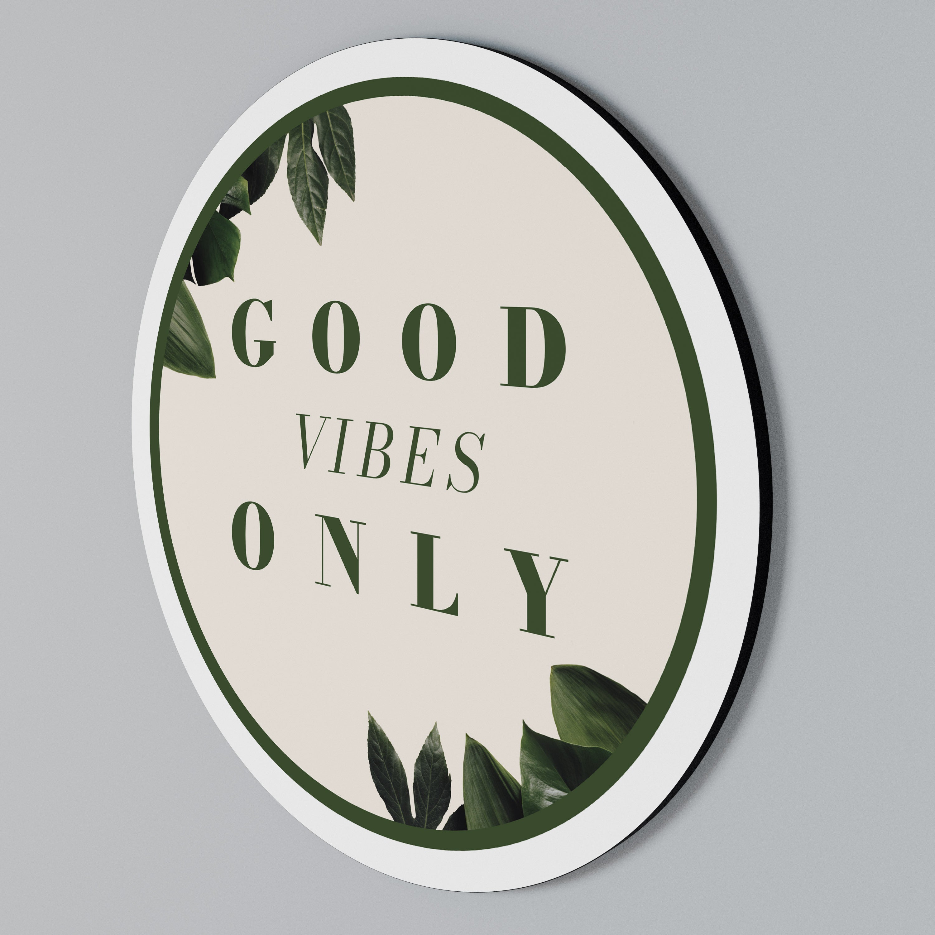 NATURE'S POSITIVE ENERGY Rund väggdekor