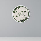 NATURE'S POSITIVE ENERGY Round Wall Art