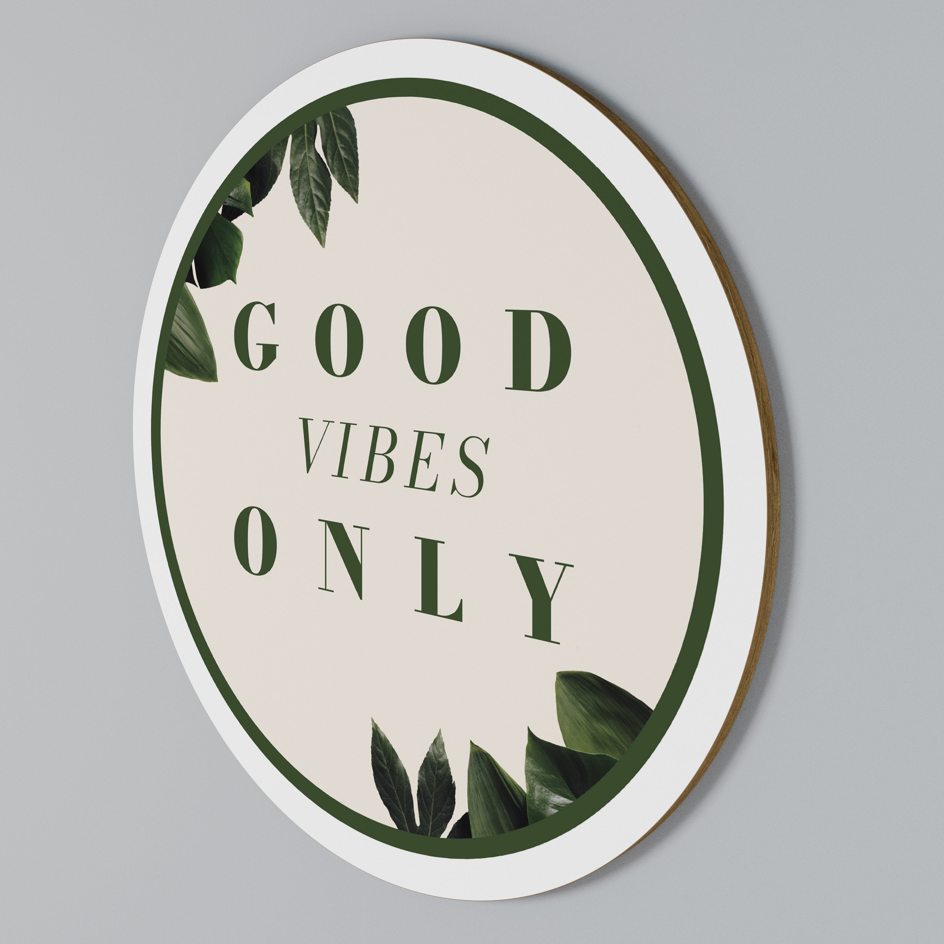 NATURE'S POSITIVE ENERGY Rund väggdekor