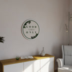 NATURE'S POSITIVE ENERGY Round Wall Art