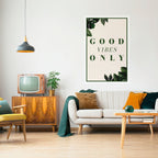 NATURENS POSITIVA ENERGI Vertikal affisch med självhäftande tryck