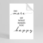 JAKTEN PÅ GLÄDJE vertikal affisch med självhäftande text