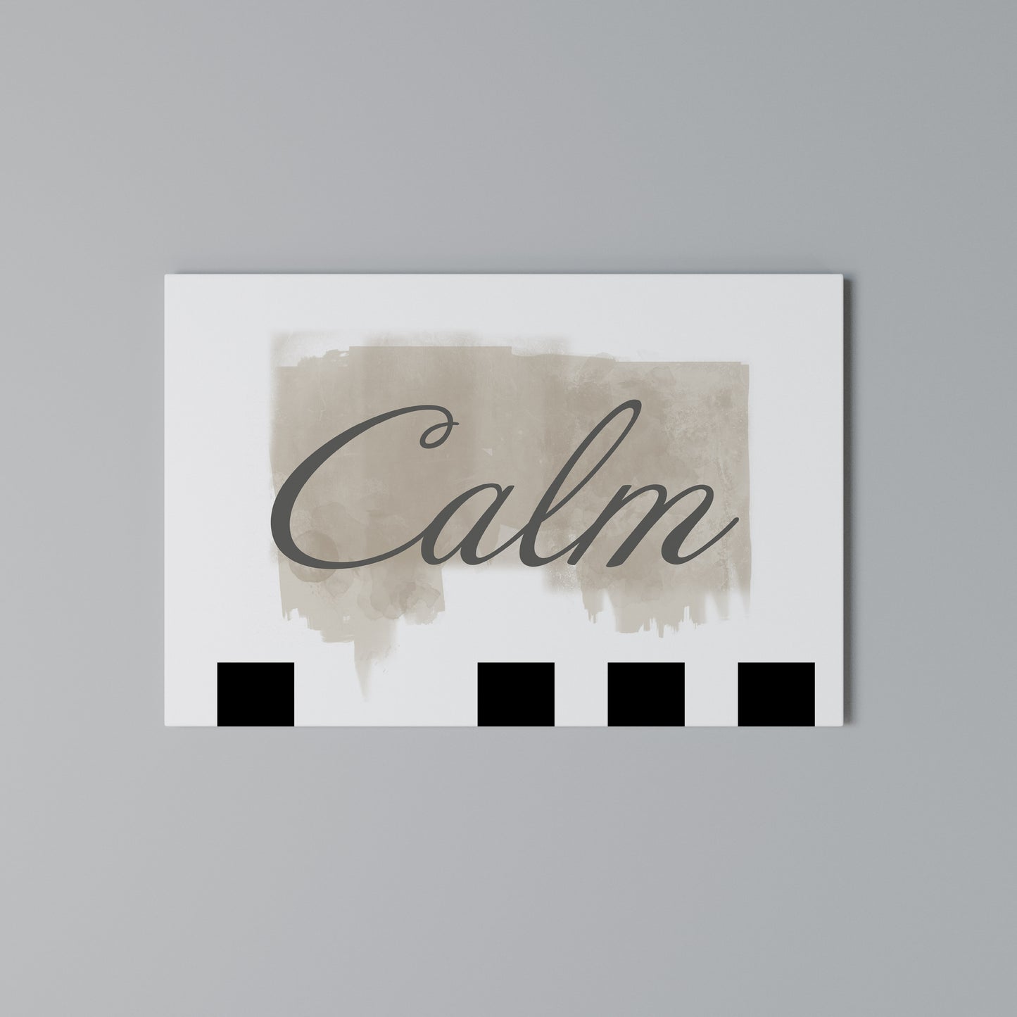 STILLNESS IN ART Horizontal Canvas Print