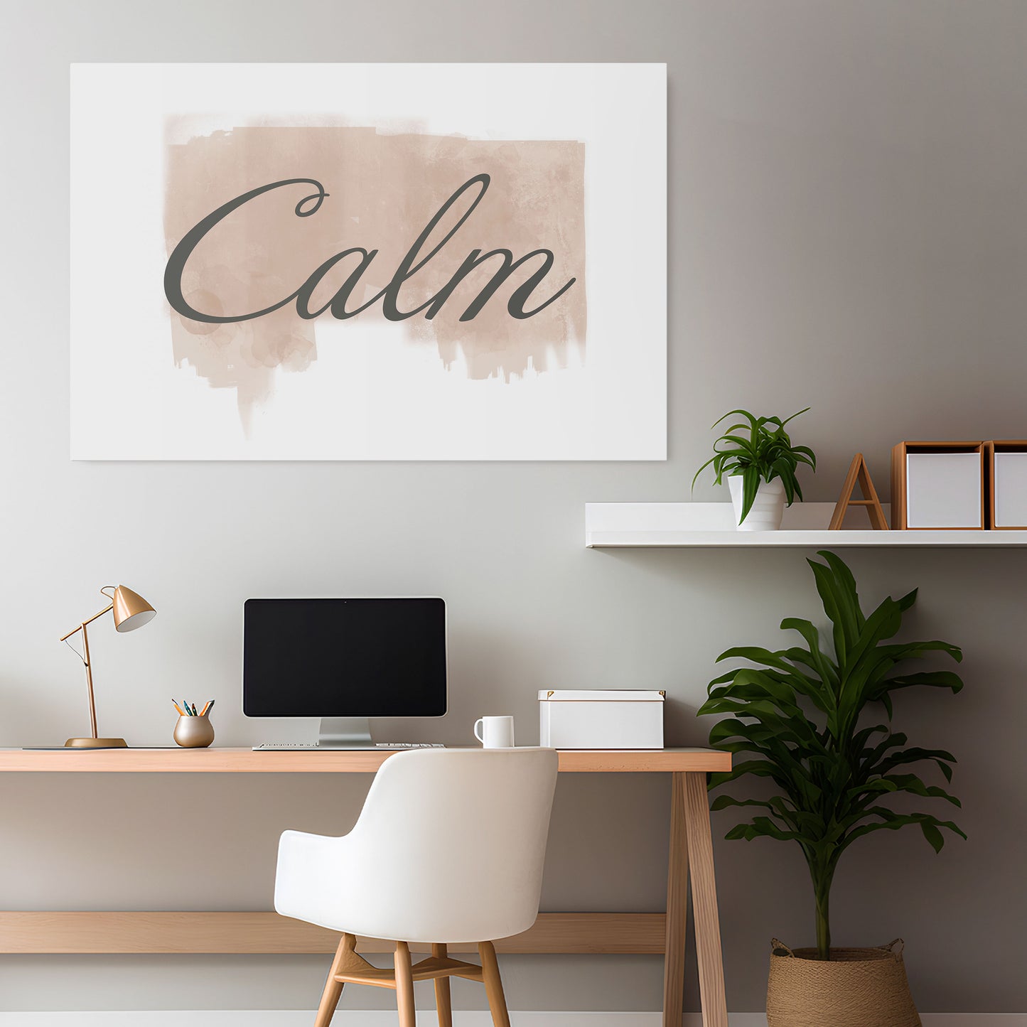 STILLNESS IN ART Horizontal Canvas Print