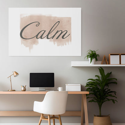 STILLNESS IN ART Horizontal Canvas Print