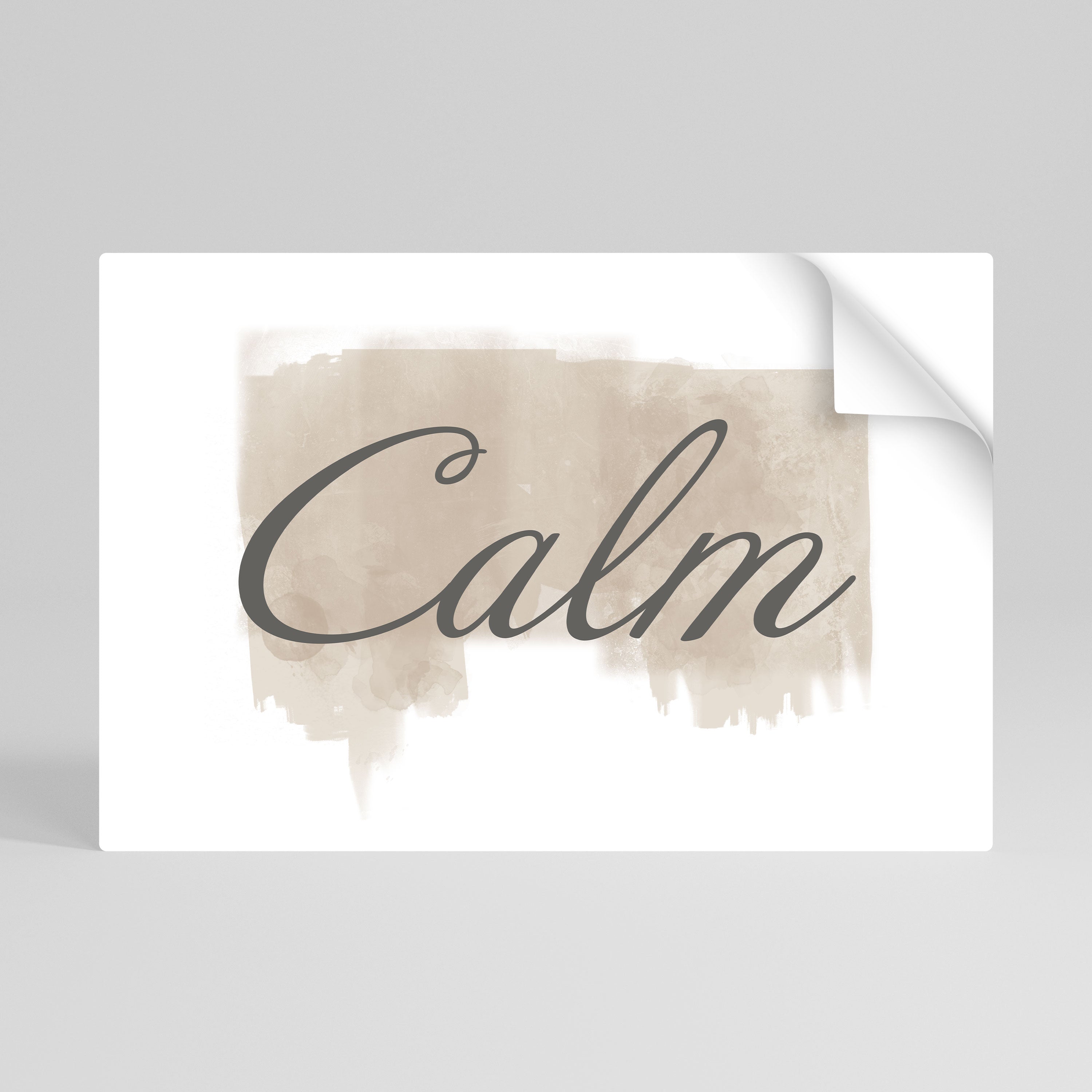 STILLNESS IN ART Självhäftande Horisontell Poster