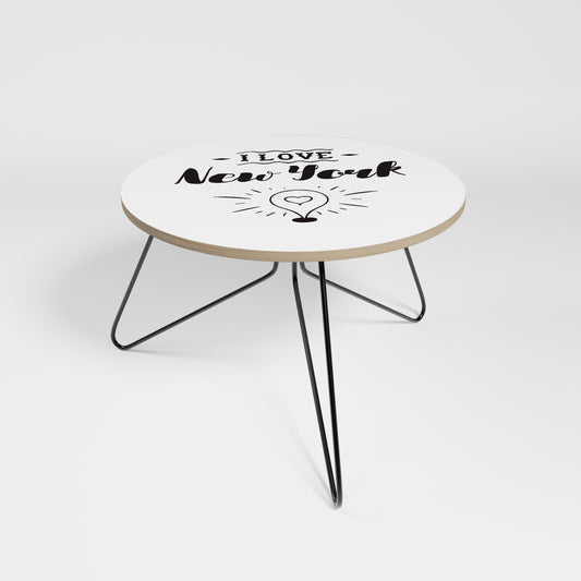 I LOVE NEW YORK Small Coffee Table