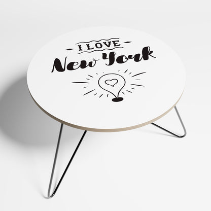 I LOVE NEW YORK Small Coffee Table