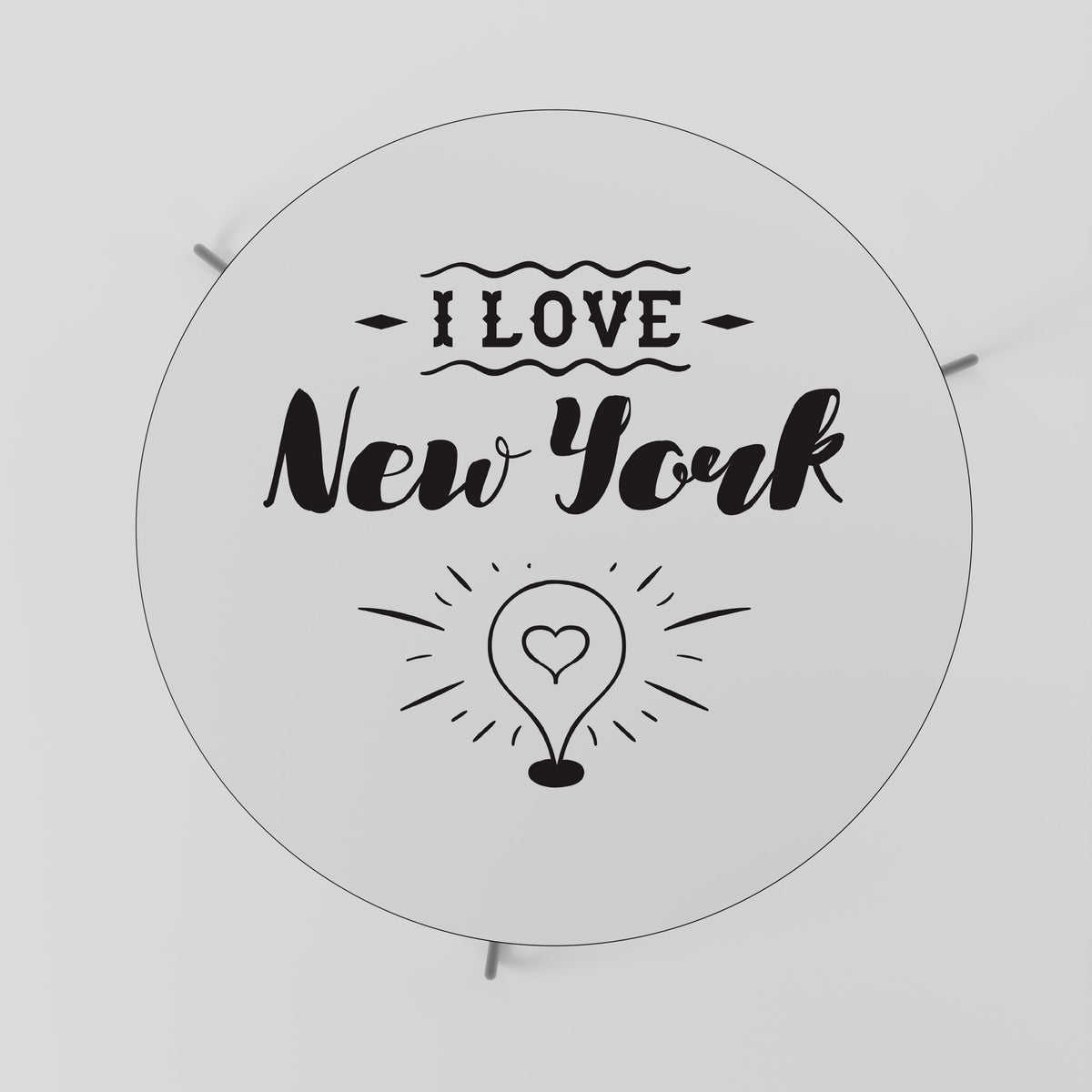 I LOVE NEW YORK Soffbord